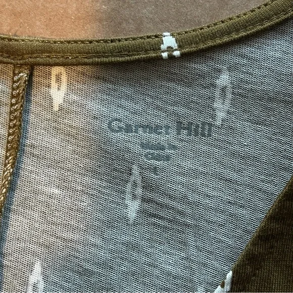 Garnet Hill Easy Cap-Sleeve Knit Maxi Dress, organic, moss-green, size L, NWOT - Picture 2 of 13